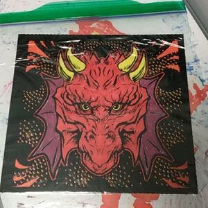 Coloring of a dragon